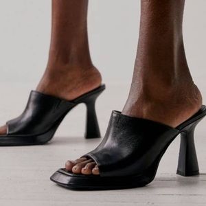 New Free People Candice Mules Black Size 38.5